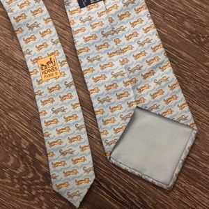 HERMES Silk Necktie